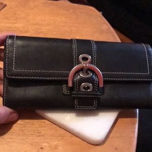 Vintage COACH black wallet